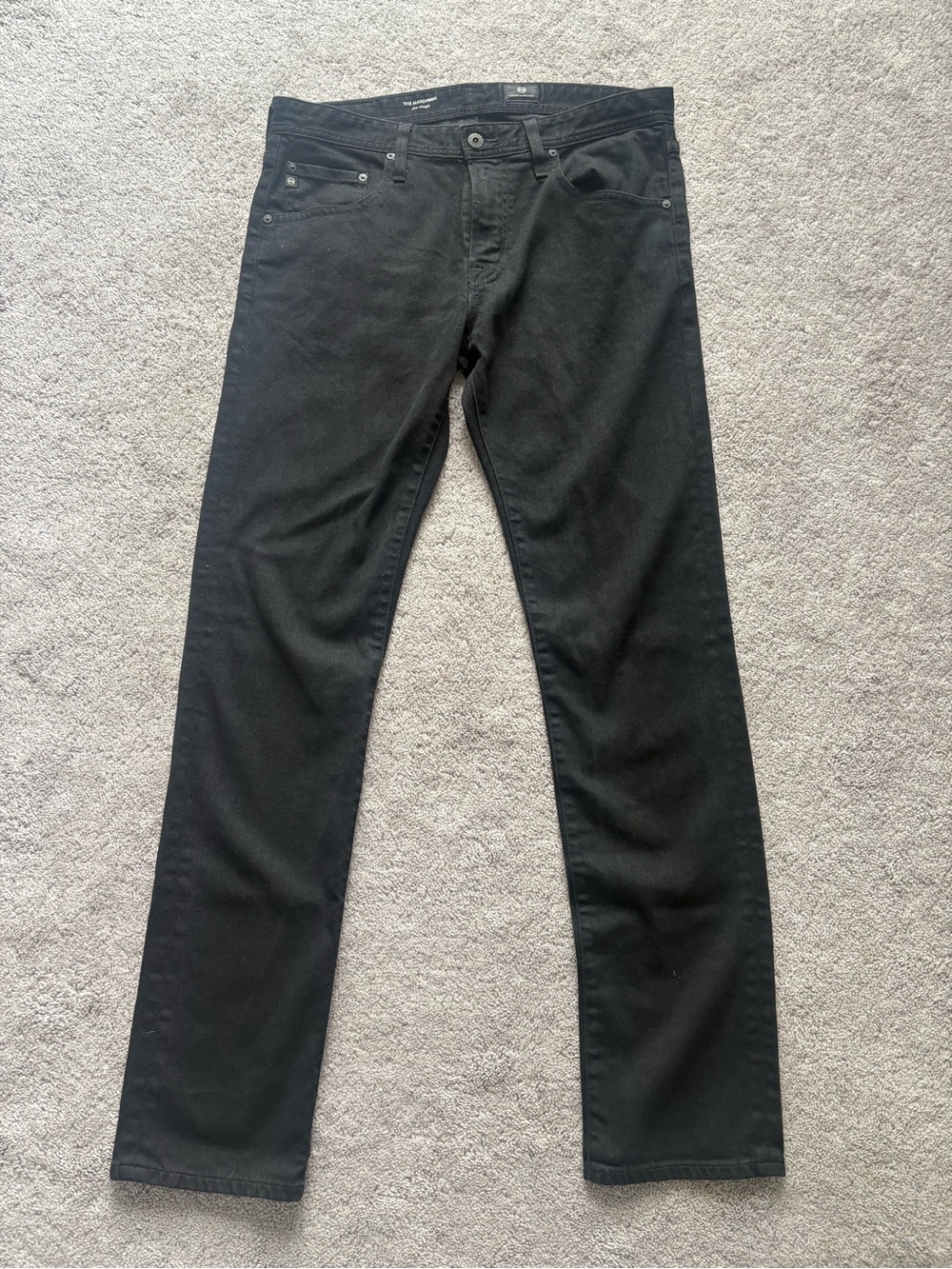AG Men's Black Slim Jeans